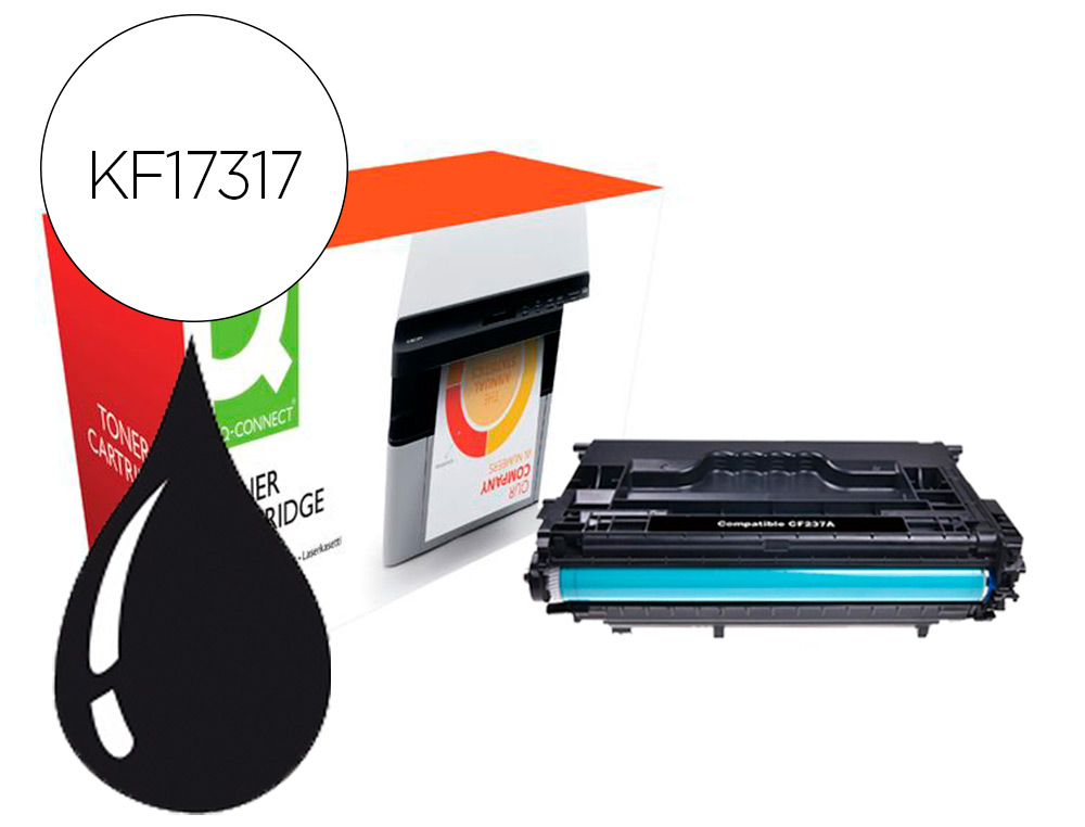 TONER Q-CONNECT COMPATIVEL HP CF237A LASERJET ENTERPRISE M607 / 608 / 609 / 631 / 632