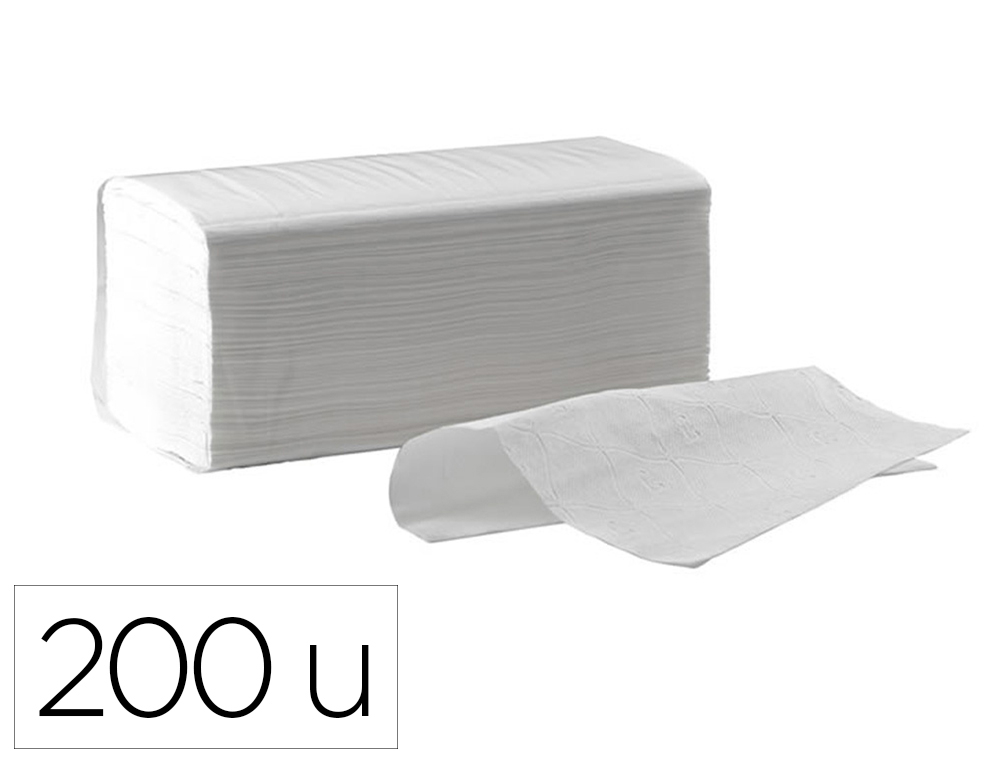 TOALHETE DE PAPEL SECA MOS DAHI Z CELULOSE 2 CAPAS CAIXA COM 20 PACK DE 200 UNIDADES