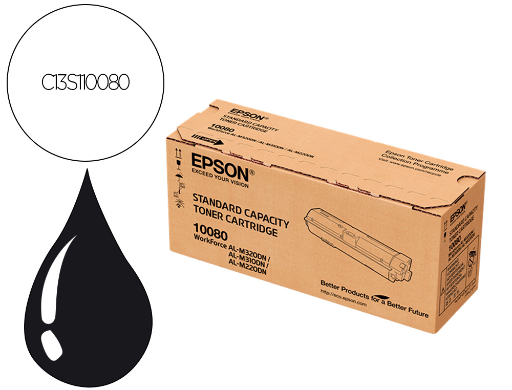 TONER EPSON LASER AL-M300 SERIES 270 PRETO 10000 PAGINAS
