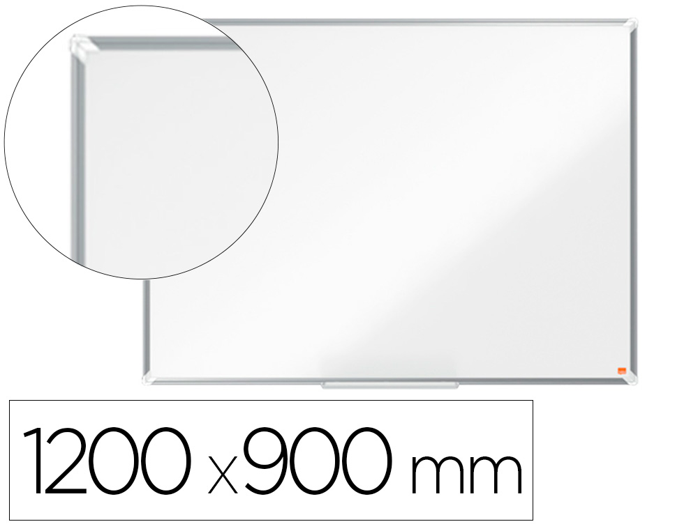 QUADRO BRANCO NOBO PREMIUM PLUS ACO VITRIFICADO MAGNETICO 1200X900 MM