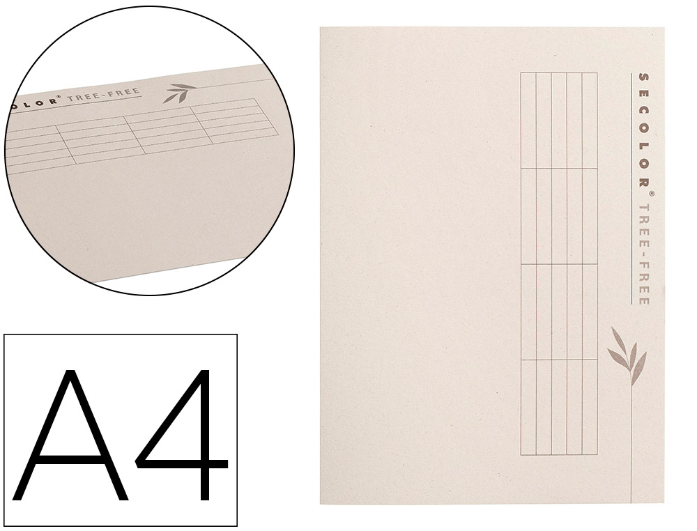 CLASSIFICADOR DE CARTOLINA TARIFOLD 100% ECOLOGICO 226 G/M2 DIN A4 COR FECHO PACK DE 10 UNIDADES