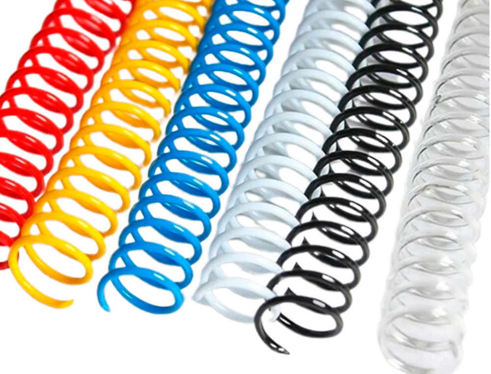 ESPIRAL PLASTICO YOSAN PASSO 64 N 8 CORES SORTIDAS CAIXA DE 100 UNIDADES