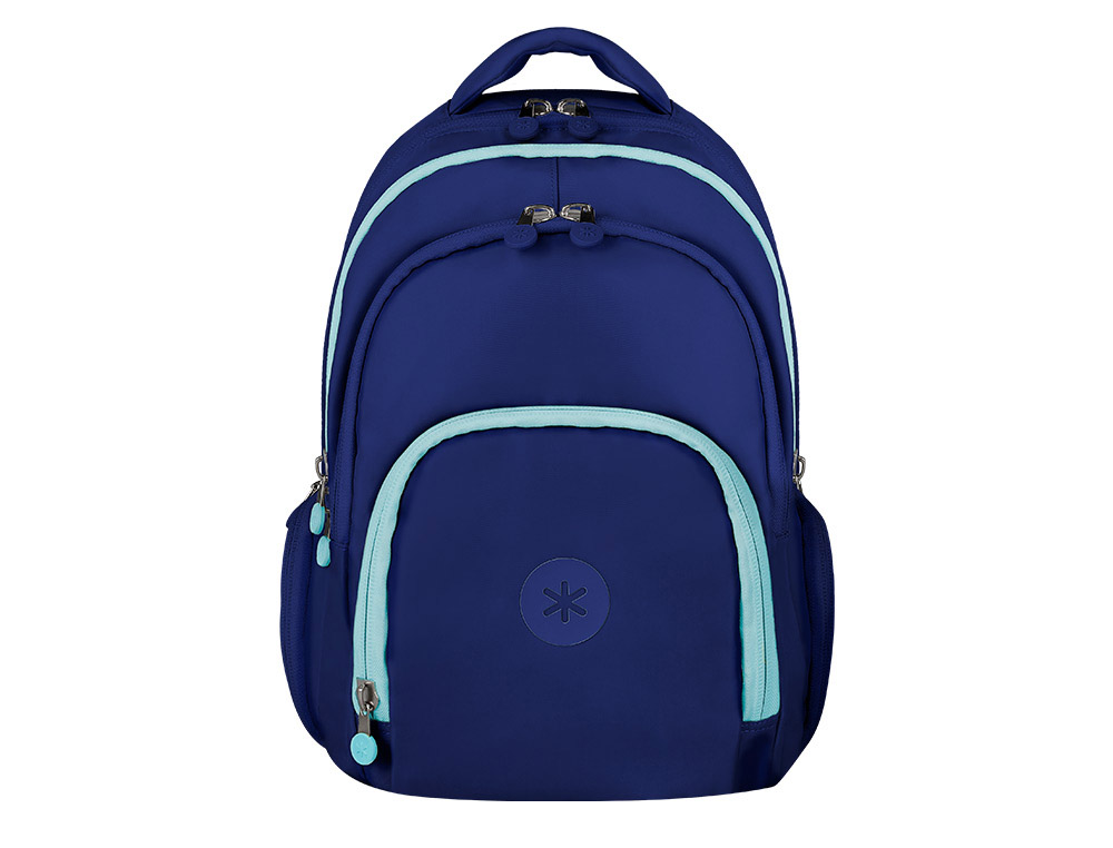 MOCHILA ANTARTIK MULTIBOLSO 19L COMPARTIMENTO PARA PORTATIL E TABLET COR AZUL 450X160X300 MM