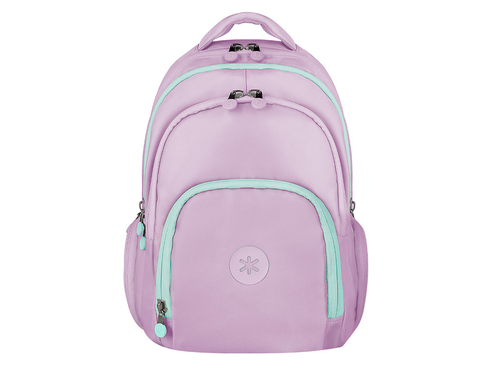 MOCHILA ANTARTIK MULTIBOLSO 19L COMPARTIMENTO PARA PORTATIL E TABLET COR ROXO 450X160X300 MM