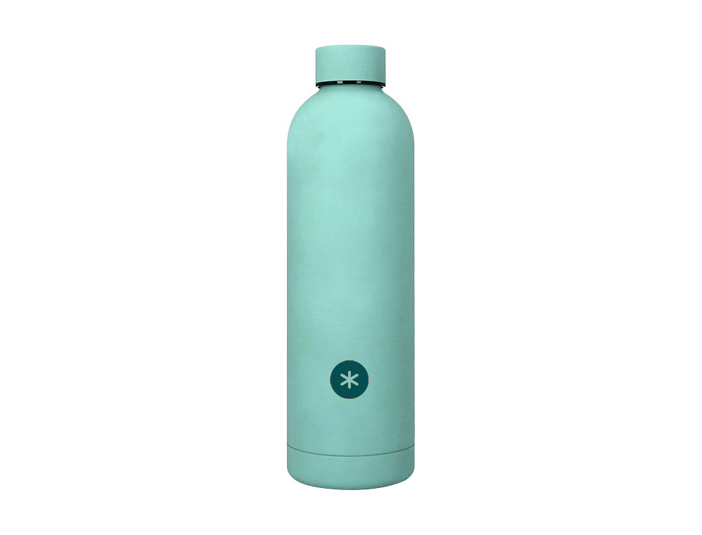 GARRAFA ANTARTIK ISOTERMICA ACO INOXIDAVEL LIVRE DE BPA COR MENTA 750 ML