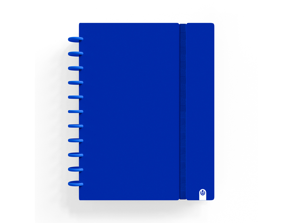 CADERNO CARCHIVO INGENIOX FOAM A5 80 F QUADRICULA AZUL ESCURO
