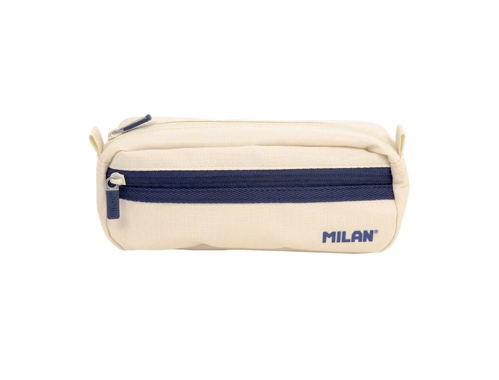 ESTOJO ESCOLAR MILAN SERIE 1918 2 FECHOS COR BEGE 210X85X61 MM