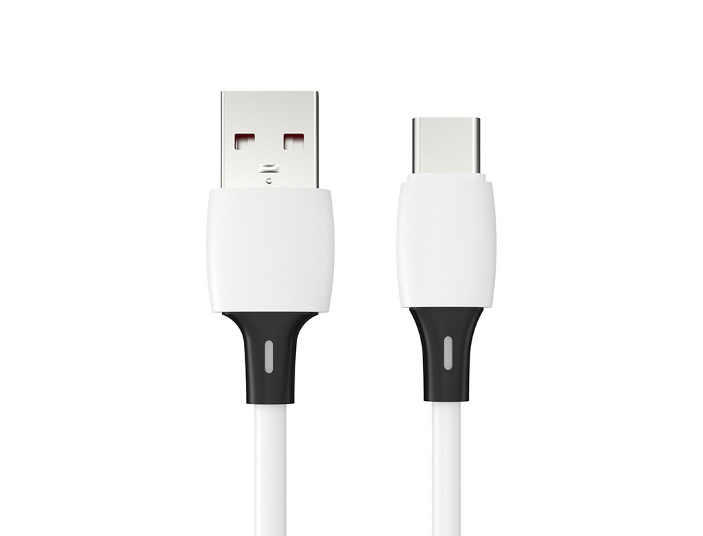 CABO USB-C A USB-A Q-CONNECT PVC COMPRIMENTO 1M BRANCO