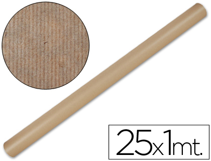 PAPEL KRAFT LIDERPAPEL ROLO CASTANHO 1MT X 25MT 65 GR