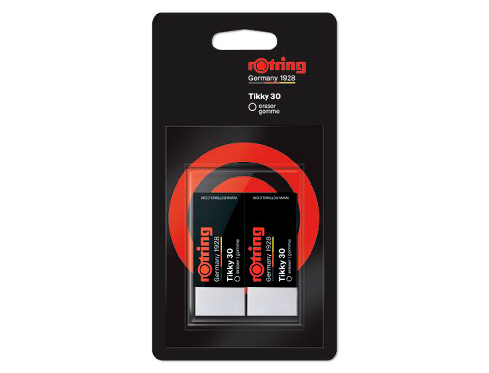 BORRACHA ROTRING TIKKY 30 BLISTER DE 2 UNIDADES