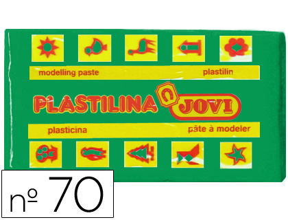 PLASTICINA JOVI 70 50 GR VERDE CLARO