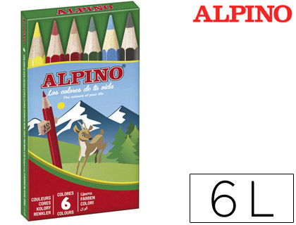 LAPIS DE CORES ALPINO. 6 UNIDADES