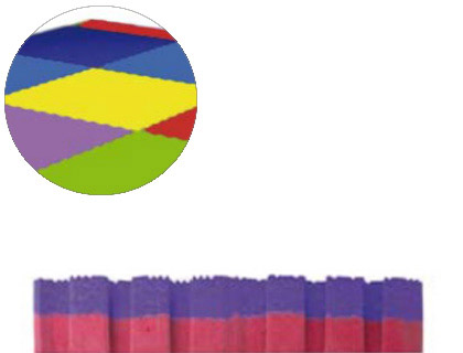 PUZZLE ESCOLAR SUMO DIDACTIC BICOLOR 100X100X2 CM LILAS/VERMELHO
