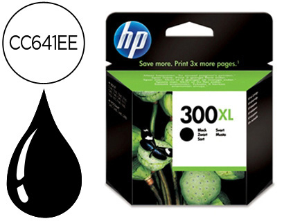 TINTEIRO HP CC641EE 300XL PRETO ALTA CAPACIDADE