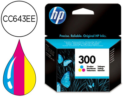 TINTEIRO HP CC643EE 300 TRICOLOR