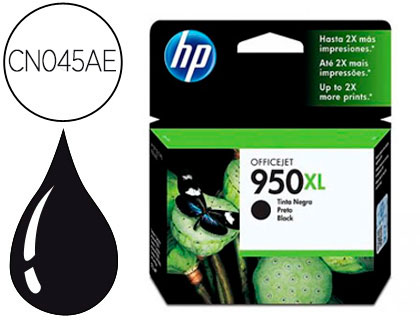 TINTEIRO HP 950 XL PRETO CN045AE CAPACIDADE 2300 PAG