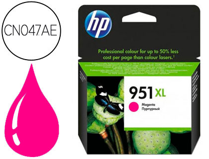 TINTEIRO HP 951 XL MAGENTA CN047AE CAPACIDADE 1500 PAG