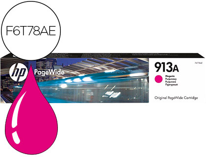 TINTEIRO HP JET 913A PAGEWIDE 352 / 377 / 452 / 477 / P55250 / P57750 MAGENTA 3000 PAG