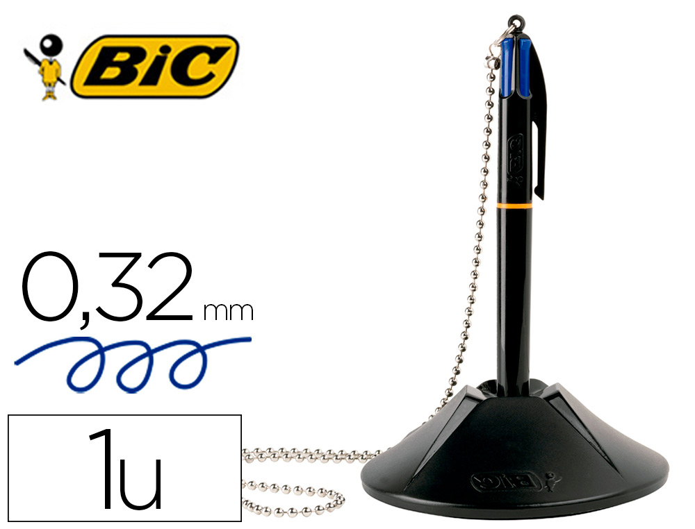 ESFEROGRAFICA BIC QUATRO CORES COM BASE