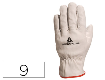 LUVAS DELTAPLUS PELE DE VACA COR CINZA TAMANHO 9
