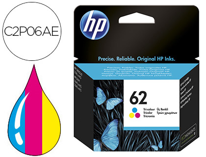 TINTEIRO HP 62 OFFICEJET 5640 / 7640 / 5740 PACK MULTICOLOR -165 PAG