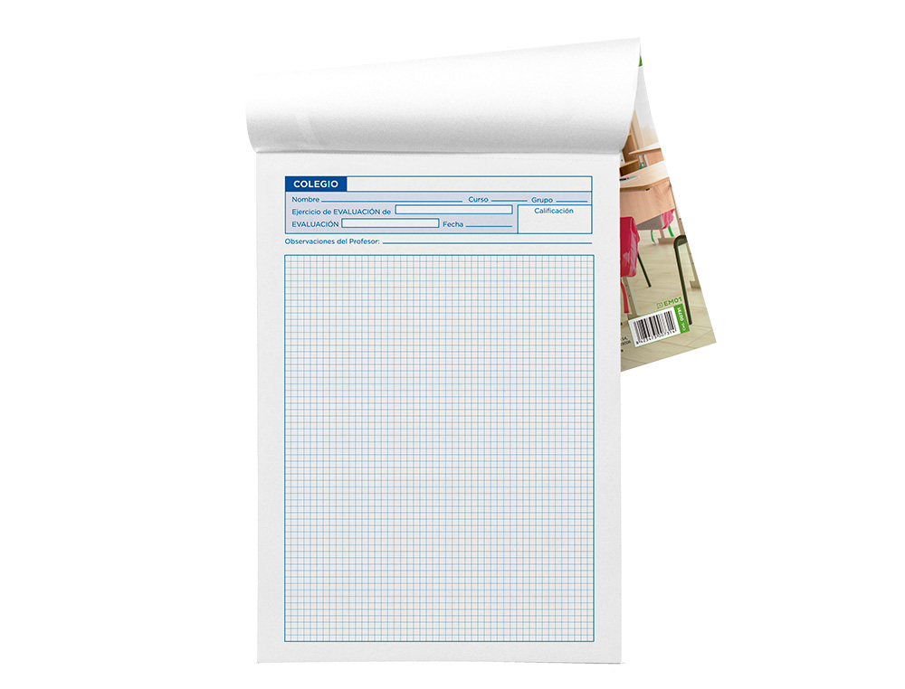 BLOCO EXAMES LIDERPAPEL QUADRICULA 4 MM FOLI 40 FOLHAS 60G/M2