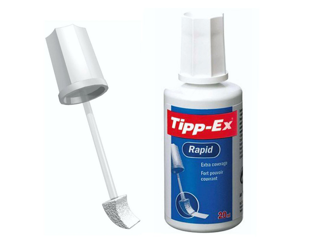 CORRETOR DE PINCEL TIPP-EX, DE20 ML, COM SECAGEM RAPIDA