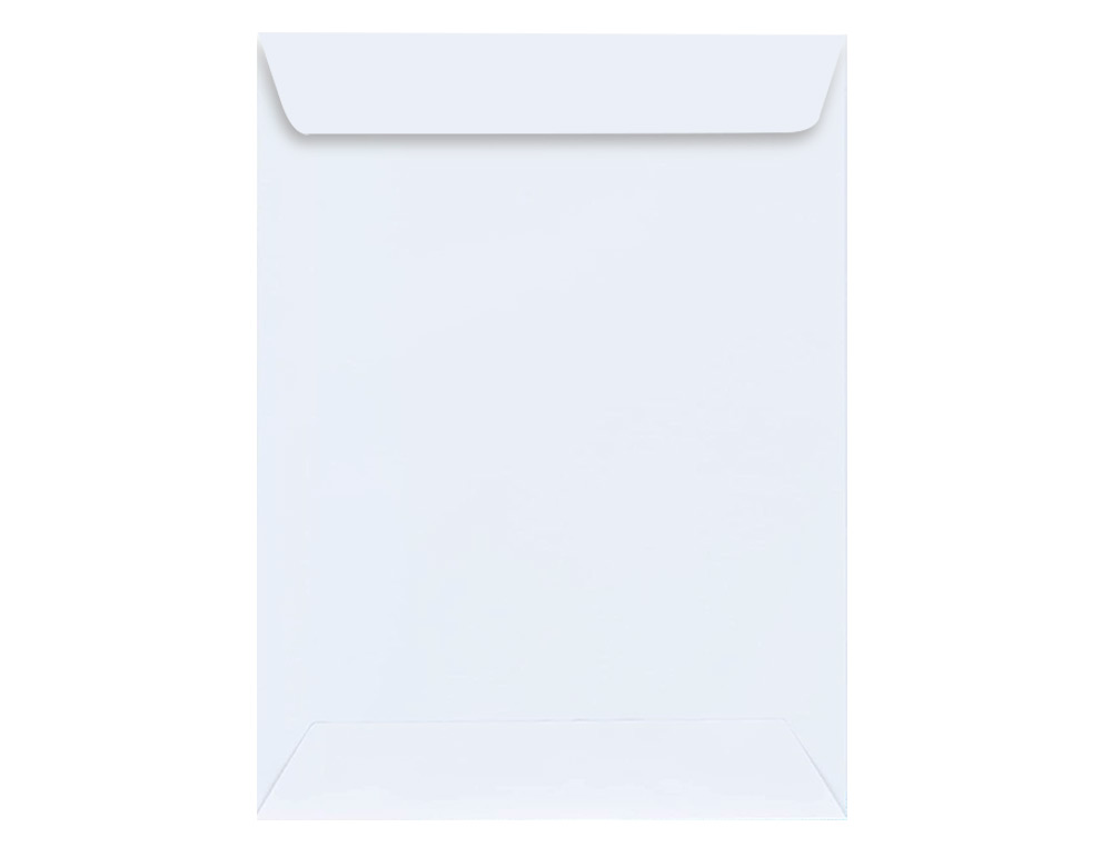ENVELOPE LIDERPAPEL BOLSA BRANCO 310X410 MM COM ABA EM TIRA DE SILICONE PAPEL OFFSET 100 GR CAIXA DE 250 UNIDADES