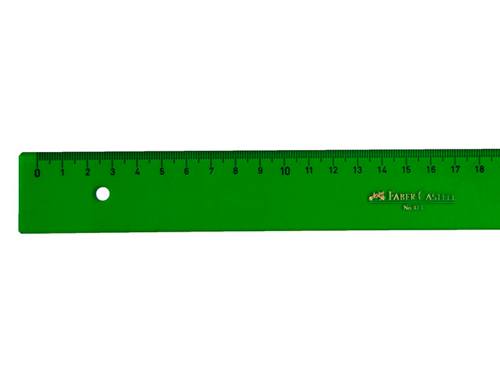 REGUA PLASTICO FABER 50 CM
