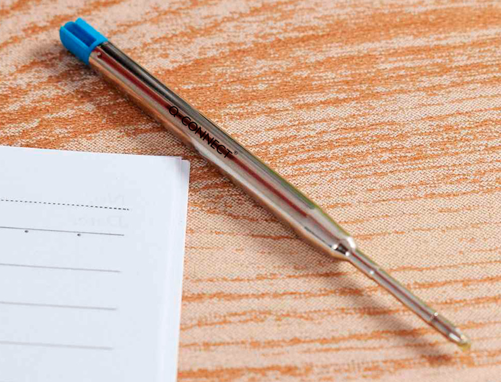 RECARGA PARA ESFEROGRAFICAS Q-CONNECT TIPO PARKER AZUL