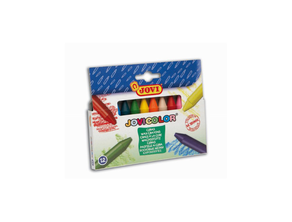 LAPIS CERA JOVICOLOR COM 12 LAPIS