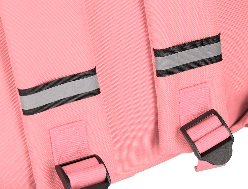 MOCHILA 2 ASAS E BOLSOS EXTERIORES CORAL 300X115X390 MM
