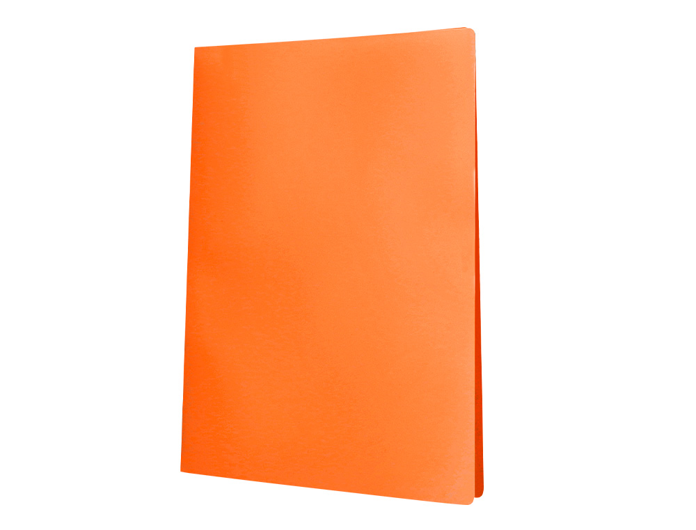 CAPA CATALOGO LIDERPAPEL 20 BOLSAS POLIPROPILENO DIN A4 LARANJA FLUOR OPACO