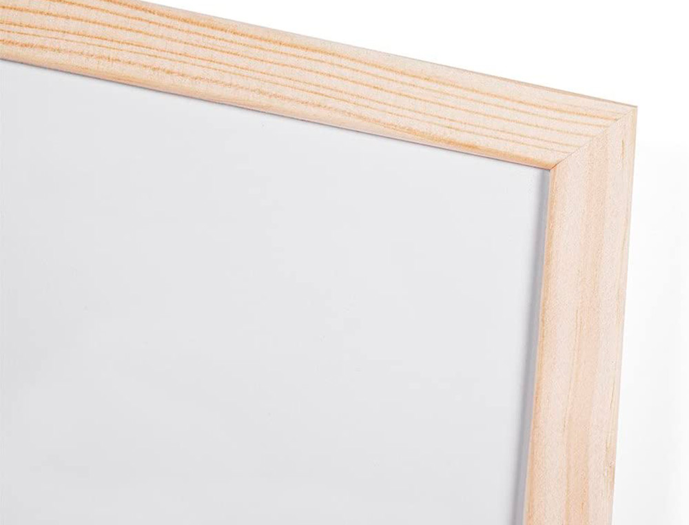 QUADRO BRANCO Q-CONNECT 200X100 CM COM CAIXILHO DE MADEIRA