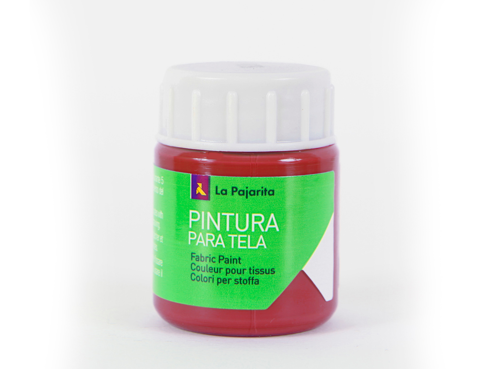TINTA PARA TELA LA PAJARITA 20 ML VERMELHO INGLES