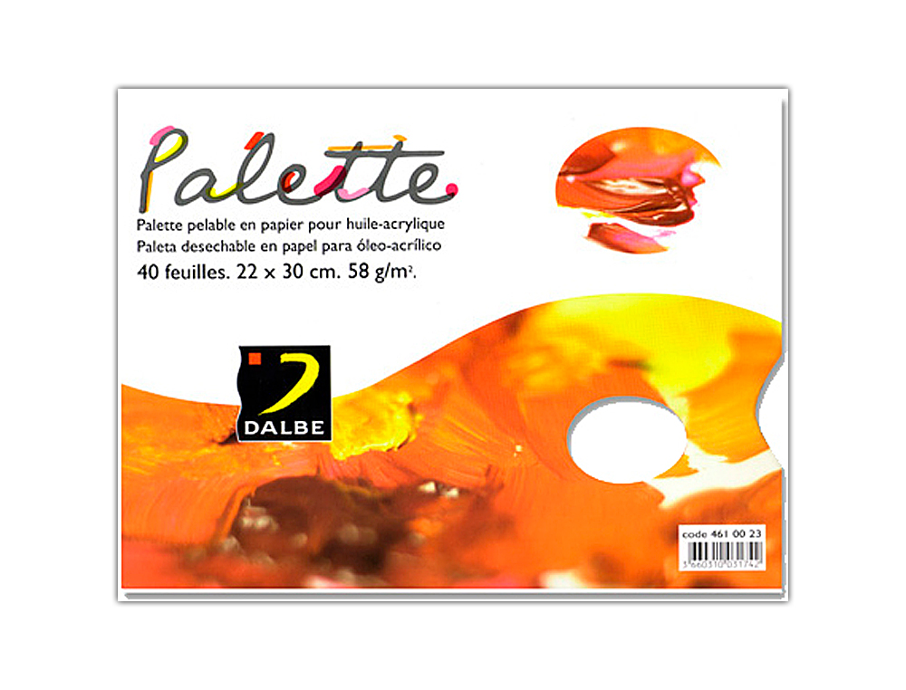PALETA PAPEL DALBE DESCARTAVEL DIN A4 40 FOLHAS 60 GR