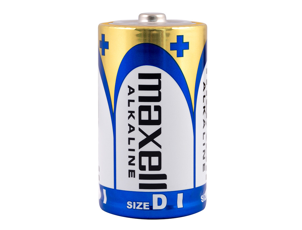 PILHA MAXELL ALCALINA 1.5V TIPO D LR20 BLISTER DE 2 UNIDADES