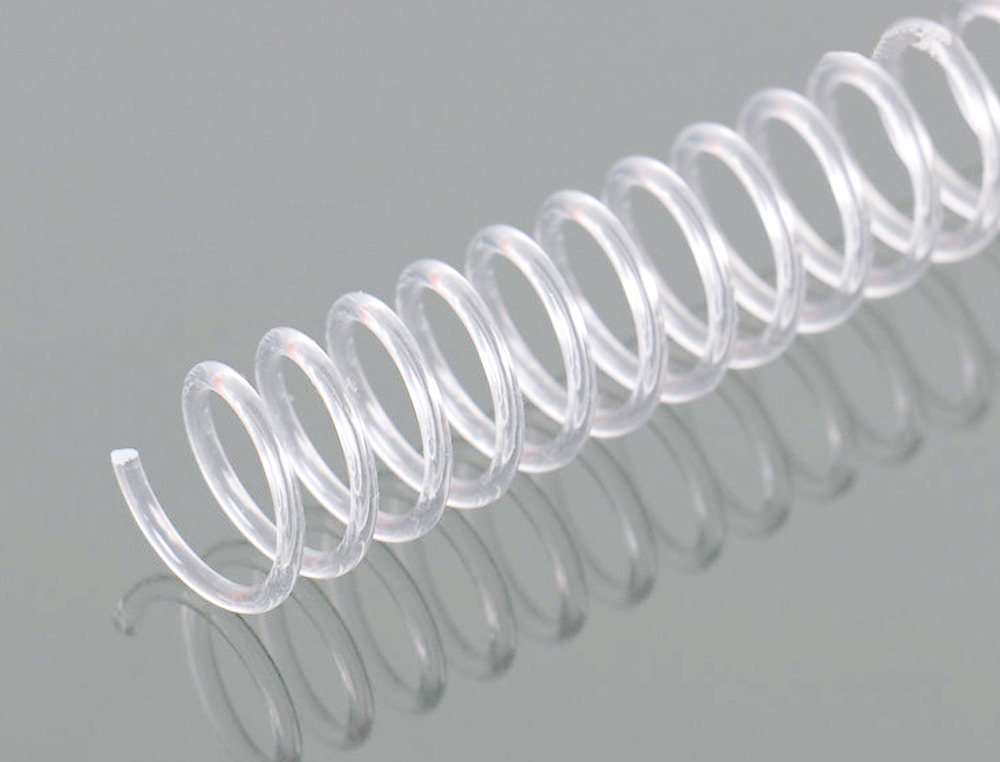 ESPIRAL Q-CONNECT DE PLASTICO TRANSPARENTE 32 5:1 8MM 1,8MM CAIXA DE 100 UNIDADES