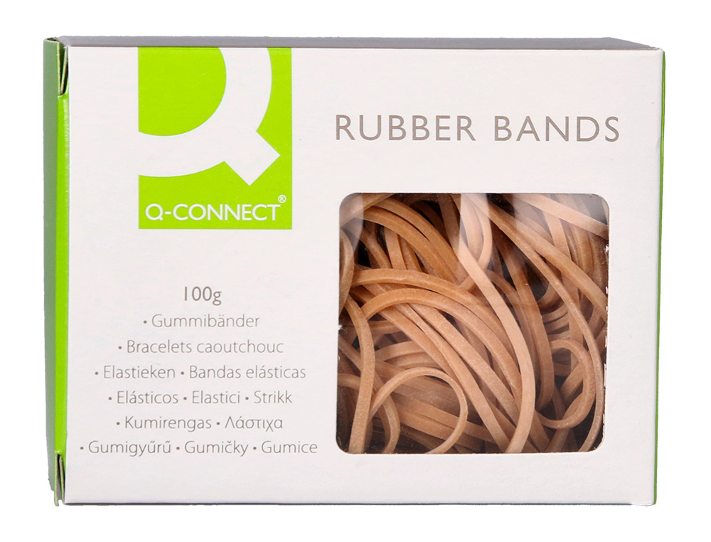 ELASTICOS Q-CONNECT 100 GR 150X3 MM NUMERO 38