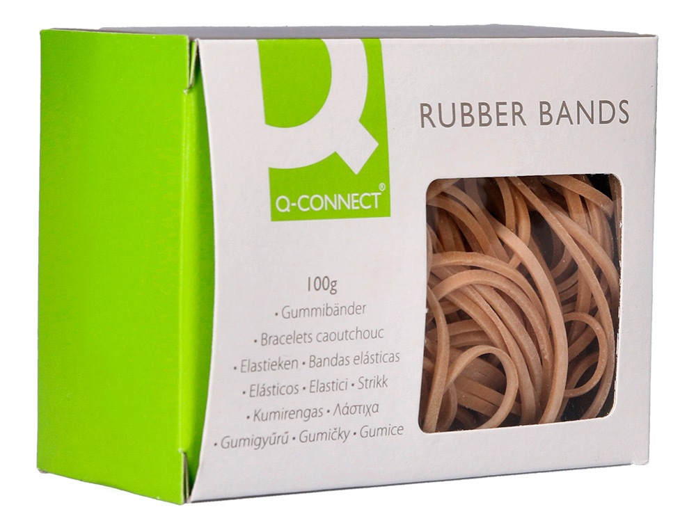 ELASTICOS Q-CONNECT 100 GR 150X3 MM NUMERO 38