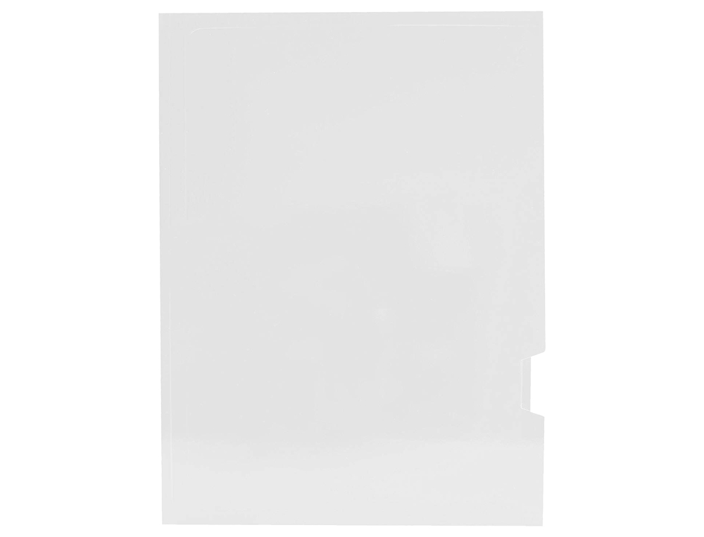 CLASSIFICADOR DE CARTOLINA GIO PLASTIFICADA PAPRESENTACAO 2 ABAS DIN A4 BRANCO 275G/M2