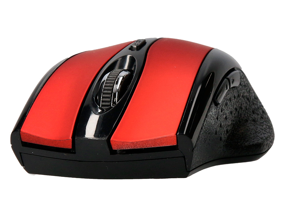RATO Q-CONNECT OPTICO SEM FIOS 1000 DPI RECETOR USB 2,4 GHZ VERMELHO