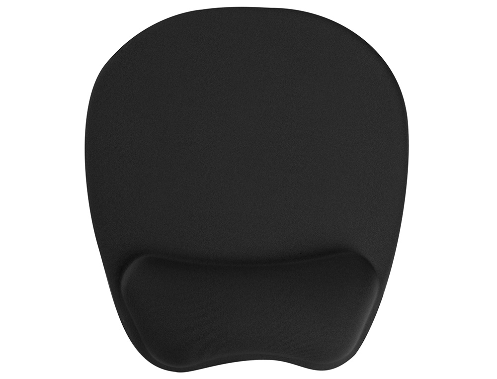 TAPETE PARA RATO Q-CONNECT COM APOIO DE PULSOS ERGONOMICA DE GEL COR PRETO