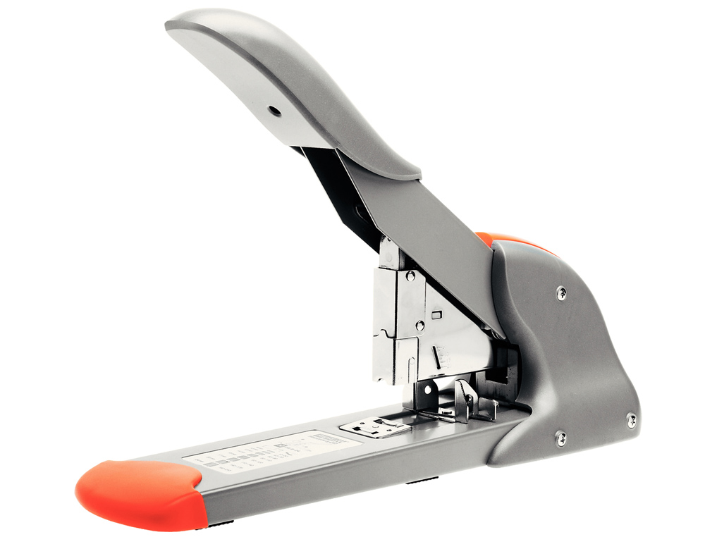 AGRAFADOR RAPID FASHION HD210 PRATA/LARANJA CAPACIDADE 210 FOLHAS USA AGRAFES 9/8-24 E 23/8-24