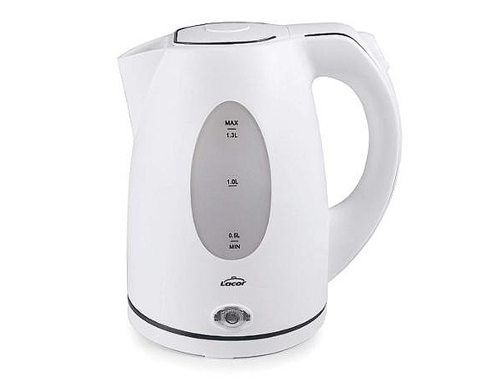 CHALEIRA DE AGUA LACOR ELECTRICO COR BRANCA POTENCIA 2000W CAPACIDADE 1,5 L