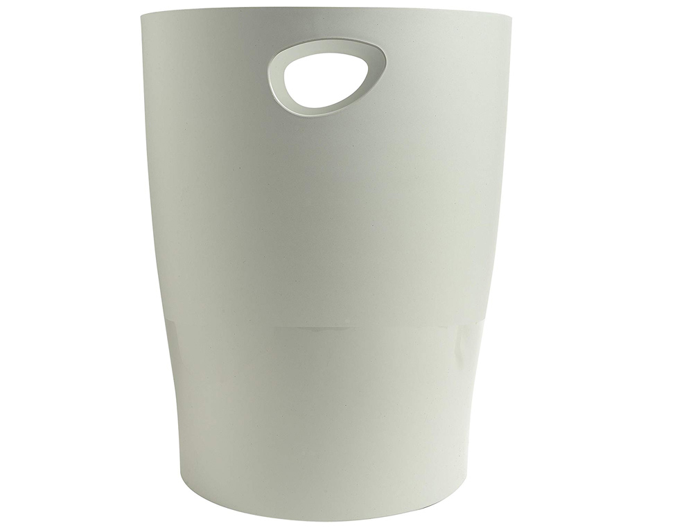 CESTO DE PAPEIS EXACOMPTA EM PLASTICO ECOBLACK CINZA 15 LITROS