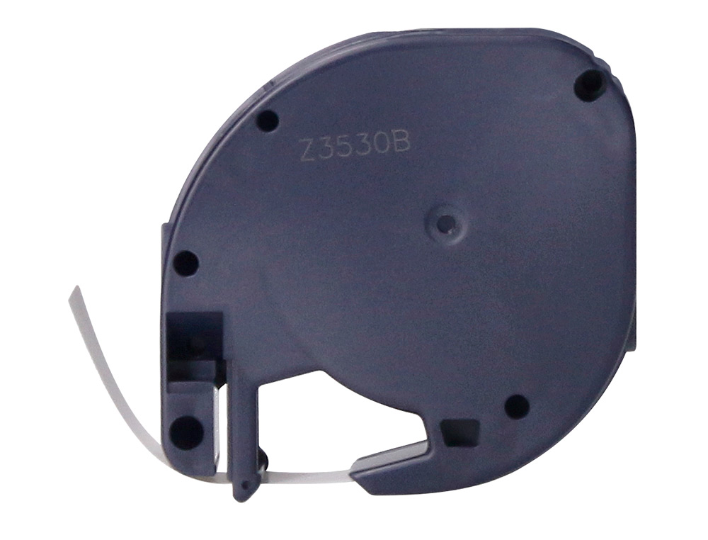 FITA Q-CONNECT 12MM X 4MT PRETA-BRANCA PEROLA PARA MAQUINA LETRATAG