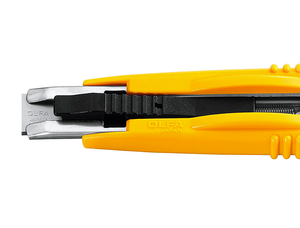 X-ATO OLFA DE PLASTICO LAMINA DE ACO 18 MM DE LARGURA COMPRIMENTO 142 MM APTO PARA ESQUERDINOS