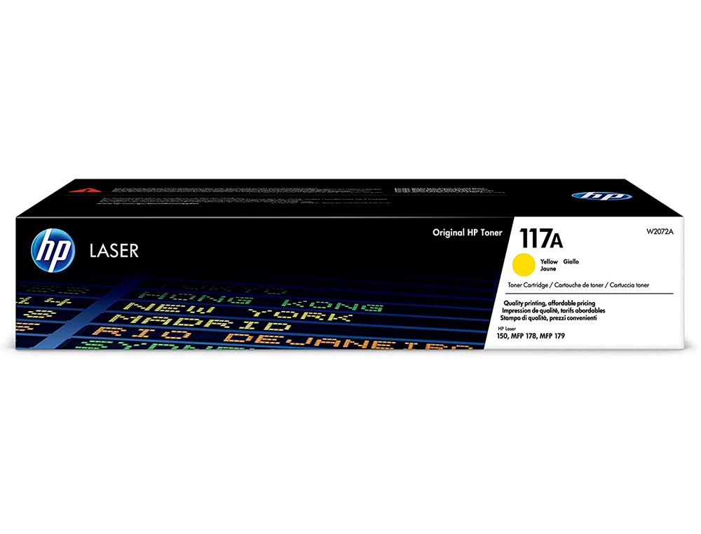 TONER HP 117A LASER COLOR 150A / 150NW / 178NW / 178NWG / 179FNW AMARELO 700 PAGINAS