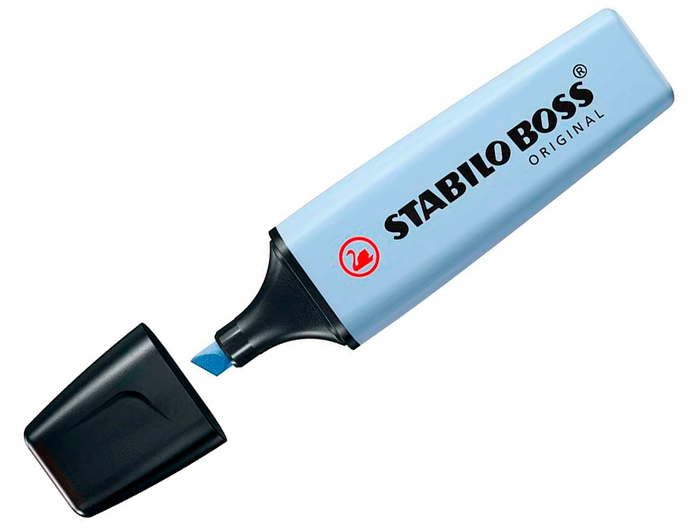 MARCADOR FLUORESCENTE STABILO BOSS 70 PASTEL AZUL
